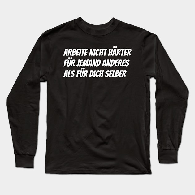 German Mindset Long Sleeve T-Shirt by FromBerlinGift